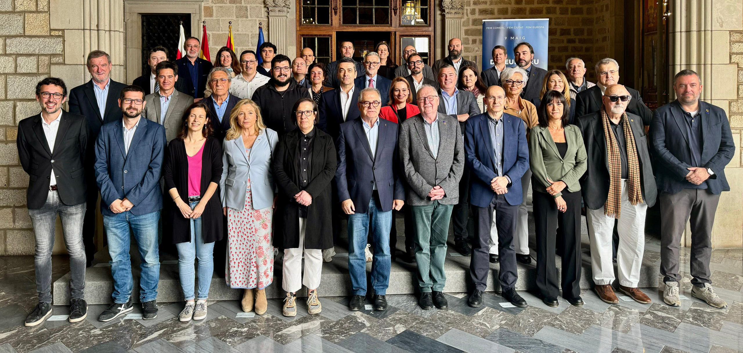GremiCarn present a la trobada en suport a “Barcelona, Capital Europea del Comerç de Proximitat”.