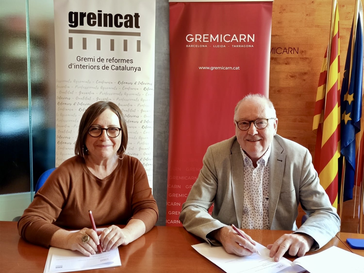 Nou acord entre GremiCarn i el Gremi de Reformes d’Interiors per facilitar la reforma dels establiments agremiats