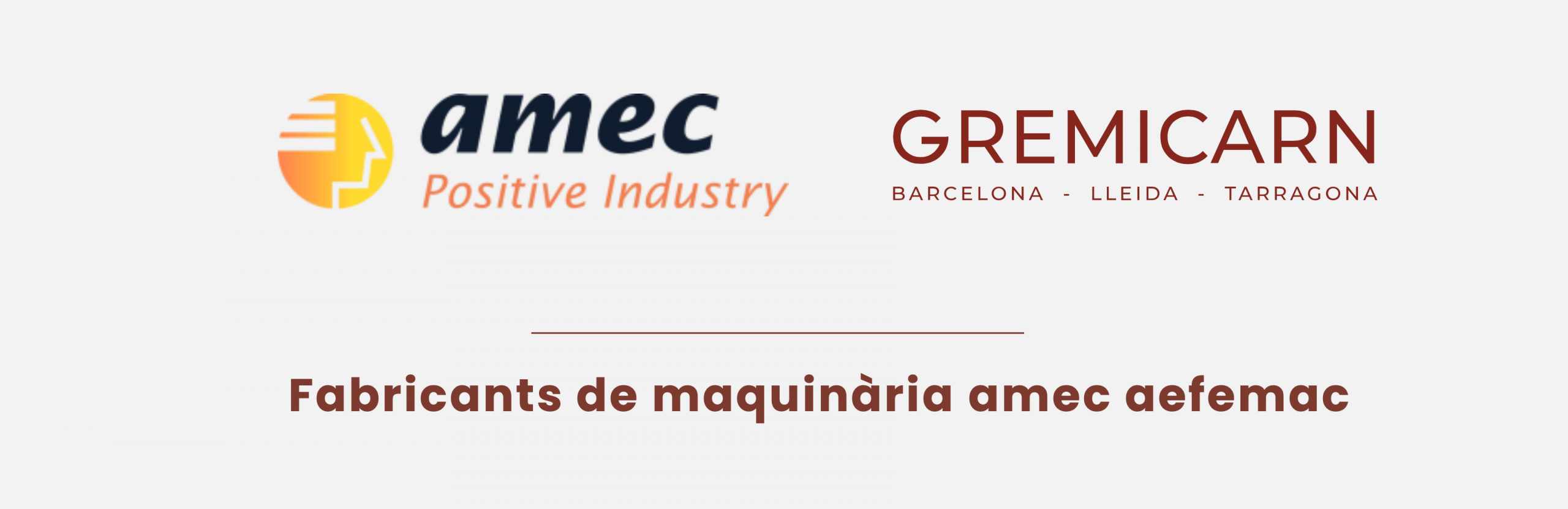 Catàleg de fabricants de maquinària d’Amec per a carnisseries – xarcuteries