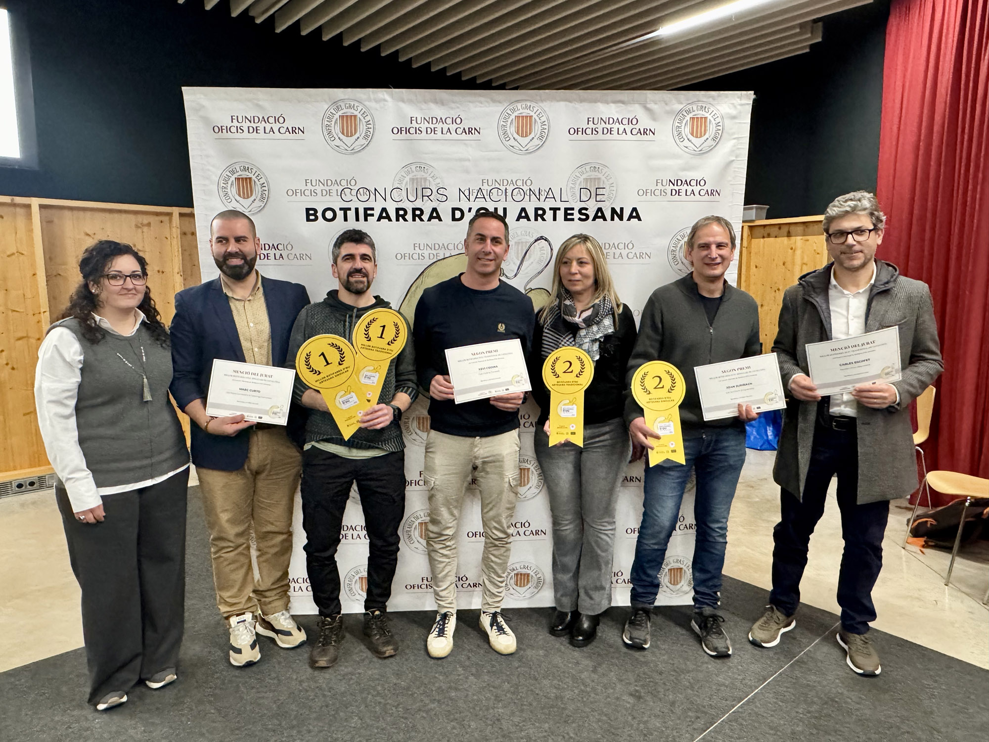 La Cansaladeria Molist de Manlleu guanya el Concurs Nacional de Botifarra d’Ou Artesana 2026