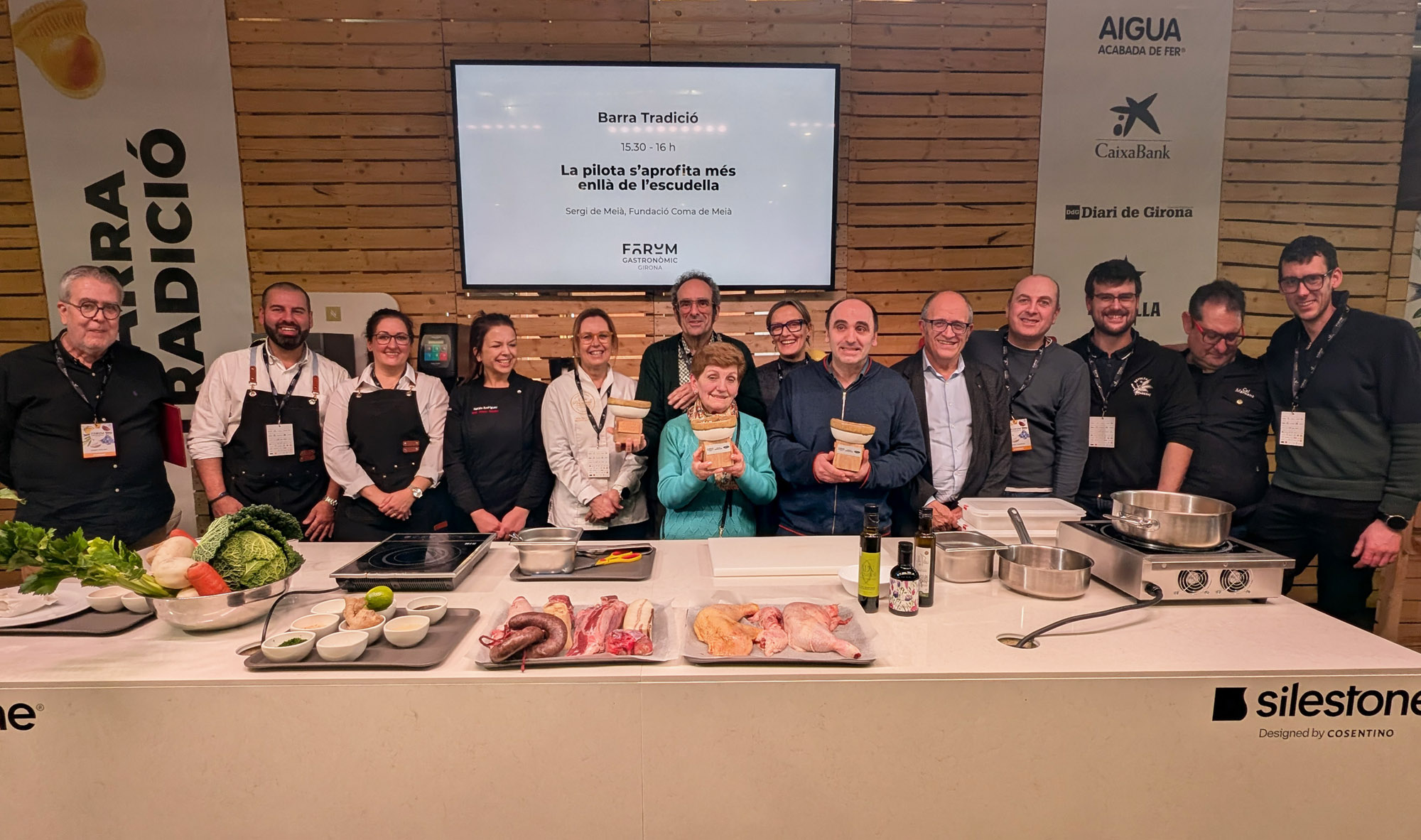 Porté Estop, guanyador del Concurs de pilota i botifarra per a escudella al Fòrum Gastronòmic de Girona