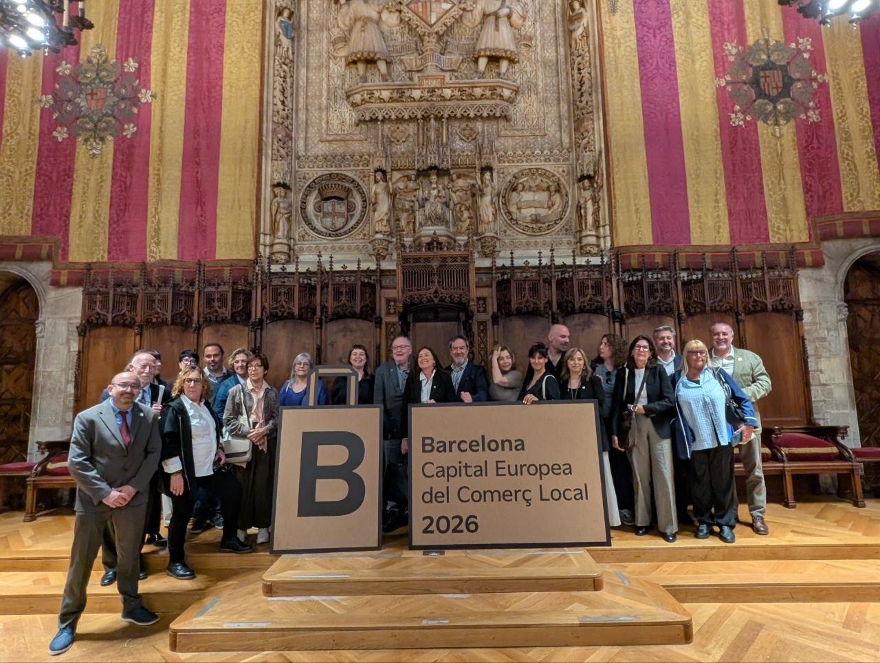 GremiCarn assisteix al tret de sortida de Barcelona, Capital Europea del Comerç Local